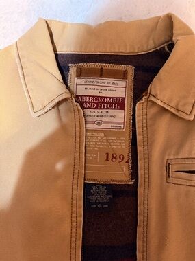 Abercrombie & Fitch Men's Khaki Field Jacket